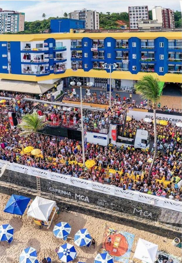 Flat O Point Do Carnaval Do Farol Da Barra Apartment Salvador Luaran gambar